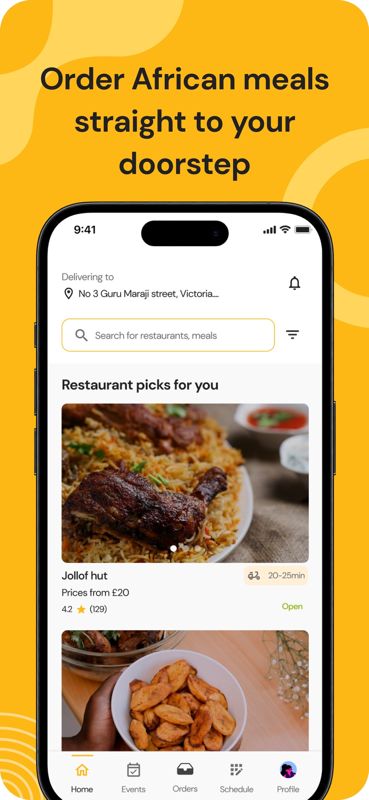 Afrilish — app screenshot 1