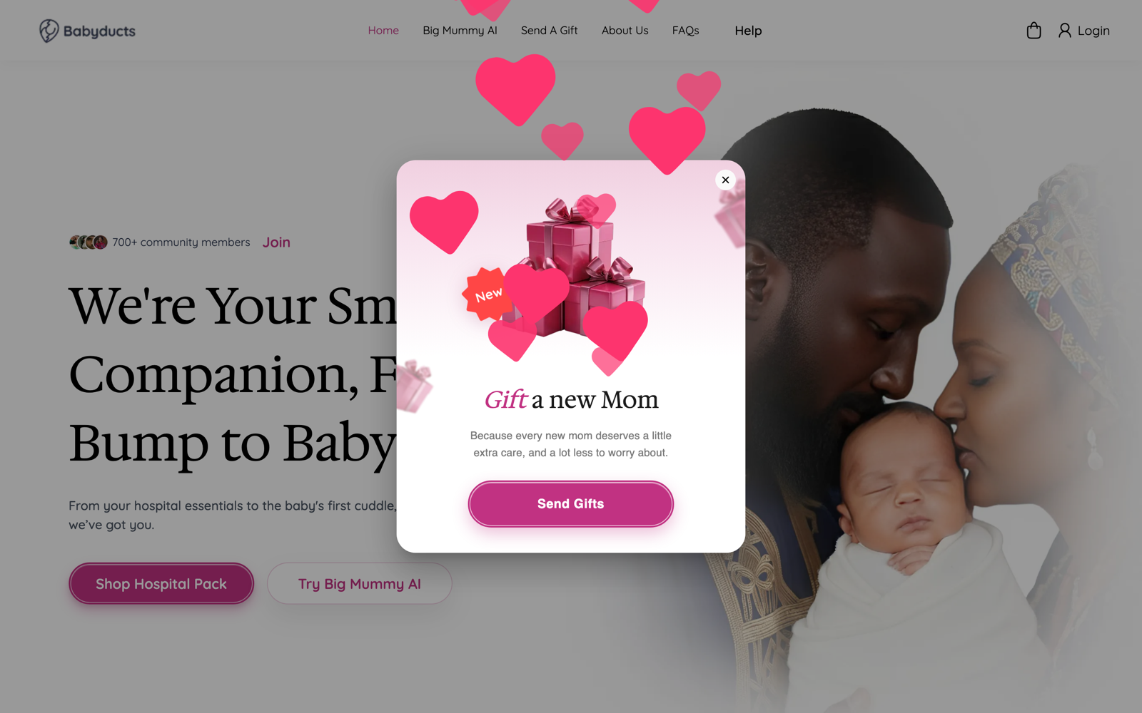 Babyducts — building for mothers and families.